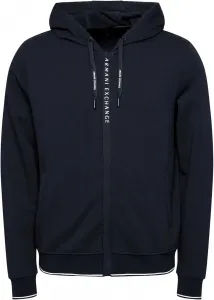 Armani Exchange мужская толстовка с капюшоном и логотипом