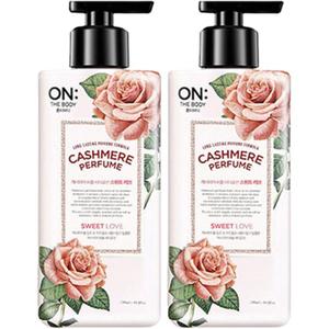 Увлажняющий крем для тела Romantic Encounter с ароматом парфюма, 400 мл/400 мл*4 Onthebody, sweet love 400ml*2