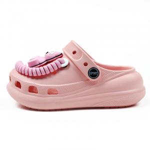 Детские сандалии с низким верхом, увеличивающие рост, противоскользящие и износостойкие SHIBU, розовый