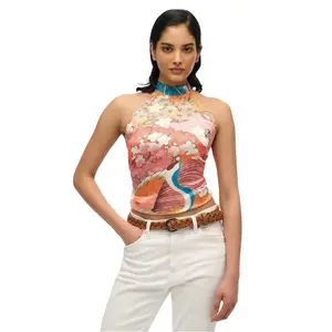 Топ без рукавов Superdry W6012024A, розовый