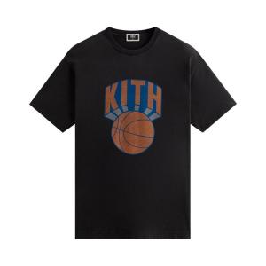 Футболка Kith For The New York Knicks Retro NY Vintage 'Black', черный