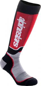 Детские мотокроссовые носки Alpinestars plus, Black/Red