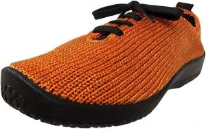 Женские туфли Arcopedico LS 1151 - шнуровка, поддержка и комфорт при ходьбе - посадка как носок - поддержка свода стопы и амортизация - съемные стельки - веганские - моющиеся - подходящие для путешествий, оранжевый