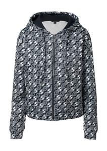 Толстовка с капюшоном на молнии COMMA, ночной синий