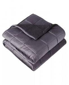 Утяжеленное одеяло, 25 фунтов (80 x 87 дюймов) Bare Home, фиолетовый