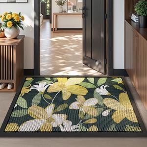 Dajiang Ковер 80х150 см из эластичной пряжи для прихожей, скрывает грязь, износостойкий, легко моется