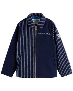 Куртка-бомбер Scotch & Soda In-Between Coach Zip Jacket, синий
