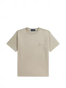 Футболка с вышитым логотипом POLO RALPH LAUREN KIDS, серый