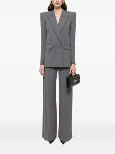 Брюки палаццо с завышенной талией NISSA, серый