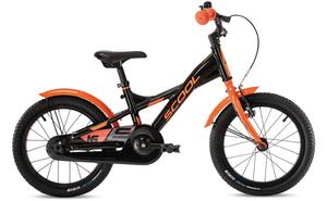 Детский велосипед S'cool XXlite 16 1-Gang - 16 дюймов - Y-Form - 2025, цвет Schwarz|Black Orange