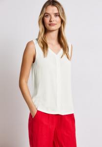 Блуза Street One MIX MIT TAPE, Weiß/Off-White