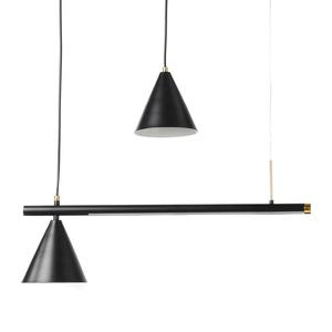 Подвесной светильник ONLI Taka, алюминий - 2 пламени