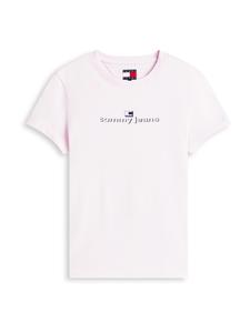 Tommy Jeans Футболка 'ESS' в пастельно-розовом цвете