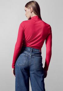 Топ с длинными рукавами MIT TURTLENECK Street One Studio, красный металлик
