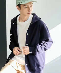 Худи Clean Plus Sweat на кнопках Устойчивость к пятнам (пищевым пятнам), защита от УФ-излучения Coen, цвет Navy