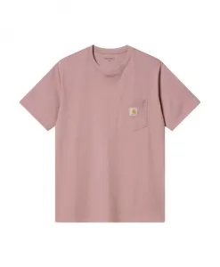 Футболка с карманом Carhartt Wip, розовый