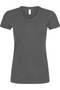 Tultex женская облегающая футболка Tri-Blend, цвет heather b