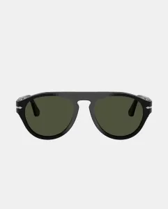 Солнцезащитные очки-пилоты унисекс из ацетата Persol, черный