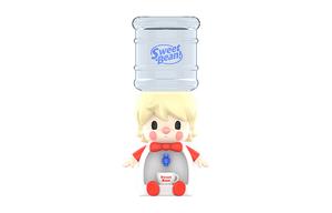 Little Sweet Bean Water Dispenser Blister Packs 100% 11cm POP MART