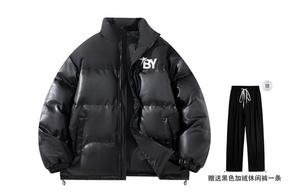 BOBBY ABLEY Пуховик Unisex, Black (Comes with Fleece-Lined Casual Pants)