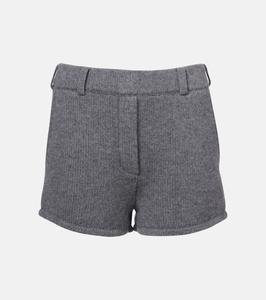 Шорты с высокой талией Tyra из кашемира Lisa Yang, Graphite