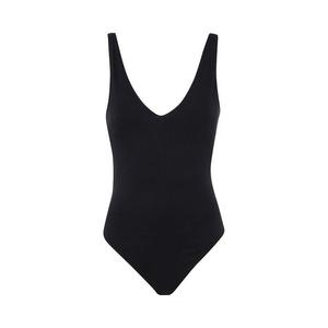 Боди Entire Studios V-Neck Bodysuit, Soot