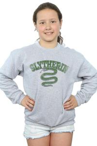 Толстовка со спортивной эмблемой Слизерина Harry Potter, серый