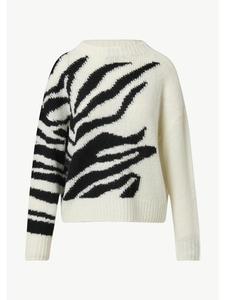 Вязаный свитер в размере 01X2_белый comma