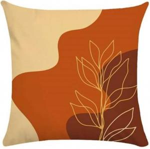 ZUIAI Декоративная наволочка Abstract Yellow Brown Geometric