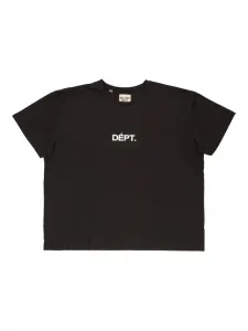 Футболка с принтом-логотипом GALLERY DEPT., черный
