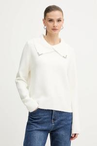 Свитер из смесовой шерсти Morgan, бежевый