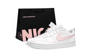 Детские скейтерские кроссовки Court Borough для младших школьников Nike, белый