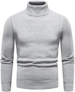 Антипиллинговая вязаная водолазка, Slim-Fit с длинным рукавом