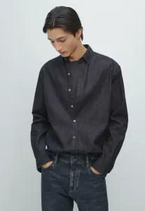 Джинсовая рубашка стандартного кроя Massimo Dutti, Dark Blue