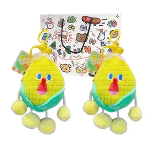 Плюшевый кулон с острыми овощами, высота 15,5 см Howard, Yellow+Yellow+Shopping Bag