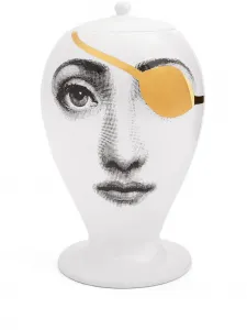 Ваза pirata, 30х19 см, Fornasetti, золотистый