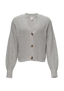Вязаный кардиган QS, серый