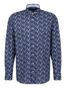 Рубашка Bugatti Freizeithemd 1:1 Arm, цвет marine