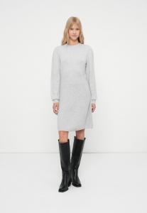 Платье VILA VILARA O NECK SHORT DRESS, Light Grey Melange/Mottled Light Grey