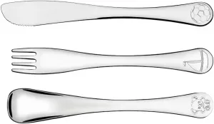 Набор детских столовых приборов Tramontina Le Petit, 3 предмета, серебряный