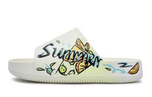 Шлепанцы Calm Slide женские оранжевые/зеленые/черные Nike