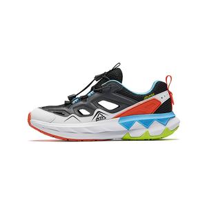 Нескользящие, износостойкие, дышащие низкие детские кроссовки для повседневной носки Antakids, черный/белый