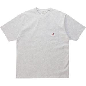 Футболка с вышитым логотипом Gramicci, светло-серый/серый