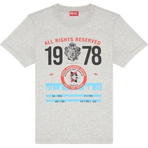 Футболка мужская серая DIESEL, серый