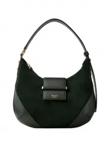 Маленькая плечевая сумка с клапаном Bar Jimmy Choo, зеленый