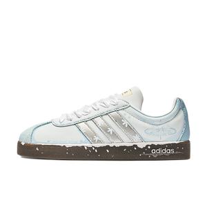 Adidas Neo Кроссовки для скейтбординга VL Court 2.0 ADCDAVINCI Snowflake Unisex, устойчивые к истиранию, низкие, сине-белые