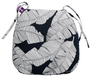 Садовая подушка для сиденья 40/42/5 см Ambia, черный/серый