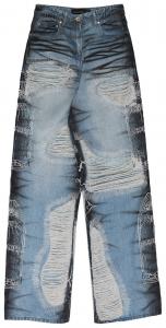 Джинсы Who Decides War Noir Stripe Wide Leg Jeans, синий