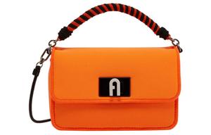 Furla Сумка через плечо из мягкой ткани 1927 коллекции большая женская ярко-оранжевая