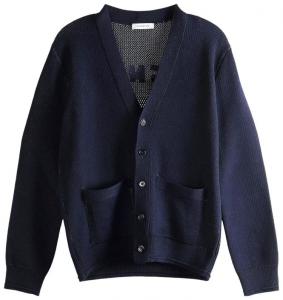 Кардиган Givenchy с V-образным вырезом, темно-синий